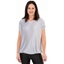 Picture of Plisse Blouson Short Sleeve Top - SILVER GREY - M