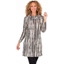 Picture of Printed Cowl Neck Tunic - GREY/BROWN - S