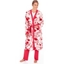 Picture of Printed Dressing Gown - WHITE/RED - S