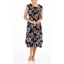 Picture of Anna Rose Printed Floral Chiffon Midi Dress