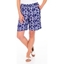 Picture of Printed Pull On Shorts - FRENCH BLUE/WHITE
