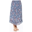 Picture of Pull On Floral Print Dip Hem Skirt ULTI AIRFORCE