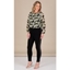 Picture of Pull On Slim Leg Embellished Trousers - BLACK - 14