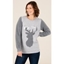 Picture of Reindeer Jumper - GREY - S