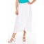 Picture of Ruffle Wrap Over Crinkle Maxi Skirt - WHITE - 20