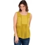 Picture of Sleeveless Crinkle Top - GOLDEN OLIVE