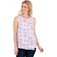 Picture of Sleeveless Layered Top - DUSKY PINK/WHITE - 14