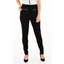 Picture of Slim Leg Pull On Ponte Trousers - BLACK - 14