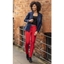 Picture of Slimline Stretch Trousers - RED - 18
