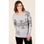 Picture of Snowflake Patterned Jumper - GREY - XXL