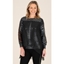 Picture of Sparkle Top With Chiffon Layer - BLACK/SILVER - 14