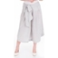 Picture of Striped Cotton Pull On Culottes - GREY/WHITE - 10