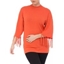 Picture of Tassel Cuff Knitted Top - TANGERINE - S