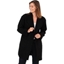 Picture of Textured Longline Jacket - BLACK