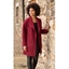 Picture of Textured Longline Jacket - RUBY - S