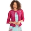 Picture of Three Quarter Sleeve Lace Cover Up - PINK - M