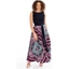 Picture of Tile Printed Sleeveless Maxi Dress - MIDNIGHT/PINK/AQUA - 16