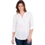 Picture of Turn Sleeve Cotton Top - WHITE - 12
