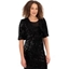 Picture of Velour And Sequin Cropped Jacket - BLACK - 16
