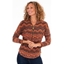 Picture of Zig Zag Tunic - TERRACOTTA/RUST - S
