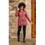 Picture of Zip Up Quilted Pack Away Coat - BERRY