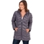 Picture of Zip Up Quilted Pack Away Coat - GREY - S