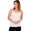Picture of Adjustable Strappy Jersey Cami Top - WHITE - M