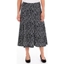 Picture of Anna Rose Animal Print Pull On Midi Skirt - GREY