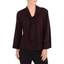 Picture of Anna Rose Shimmer Tie Top - RED/BLACK - 20