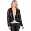 Picture of Long Sleeve Crochet Jacket - BLACK - XXL