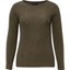 Picture of Anna Rose Cable Detail Knit Top - KHAKI