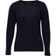 Picture of Anna Rose Cable Detail Knit Top - NAVY