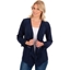 Picture of Suedette Open Front Jacket - NAVY - 18