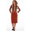Picture of A Line Cord Skirt - RUST - 20