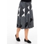 Picture of Anna Rose Fit And Flare Midi Skirt - BLACK/GREY/IVORY - 14
