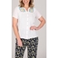 Picture of Anna Rose Embroidered Crinkle Blouse - WHITE/MULTI - 14