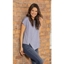Picture of Studded Short Sleeve Top - BLUE