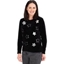 Picture of Festive Star Knitted Top - BLACK/SILVER