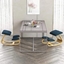 Picture of Flannel Ergonomic Orthopedic Kneeling Chair