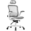 Picture of High-back Mesh Office Chair Ergonomic Swivel Chair With Adjustable Headrest & Armrest UK Only