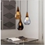 Picture of Vintage Glass & Wood Pendant Lamp
