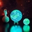 Picture of 3D Printed Earth Lamp Rechargeable Planet Night Light