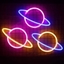 Picture of LED Neon Light -- Planets