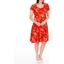 Picture of Anna Rose Floral Textured Jersey Dress - RED MULTI