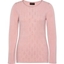 Picture of Anna Rose Cable Design Knit Top - DUSTY PINK