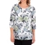 Picture of Anna Rose Floral Print Layered Top - WHITE/LIME/MULTI