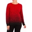 Picture of Anna Rose Long Sleeve Sparkle Knit Top - RED/BLACK