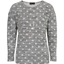 Picture of Anna Rose Spot Knit Top With Necklace - BLACK/SILVER