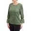 Picture of Shimmer Round Neck Top - APPLE - XL