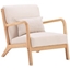 Picture of Fabric Oak Sofa Beige (66 x 68 x 75cm)  US Only